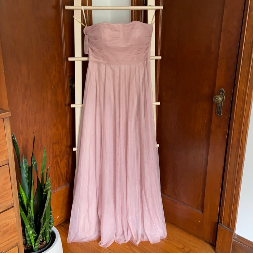 Jenny Yoo Ryder Convertible Dress, Whipped Apricot, Size 12
